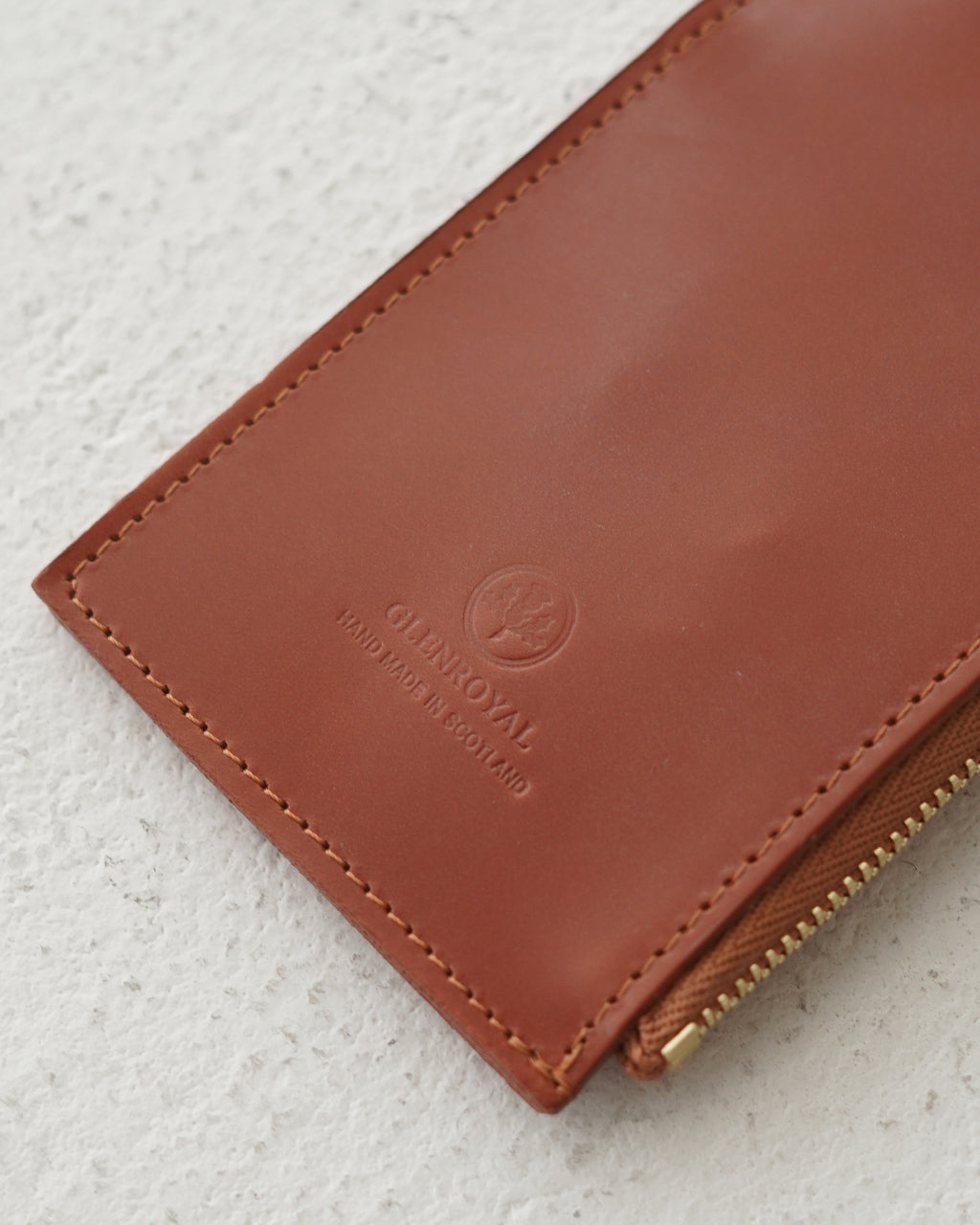 GLENROYAL ジップド キーケース カードポケット付き ZIPED KEY CASE