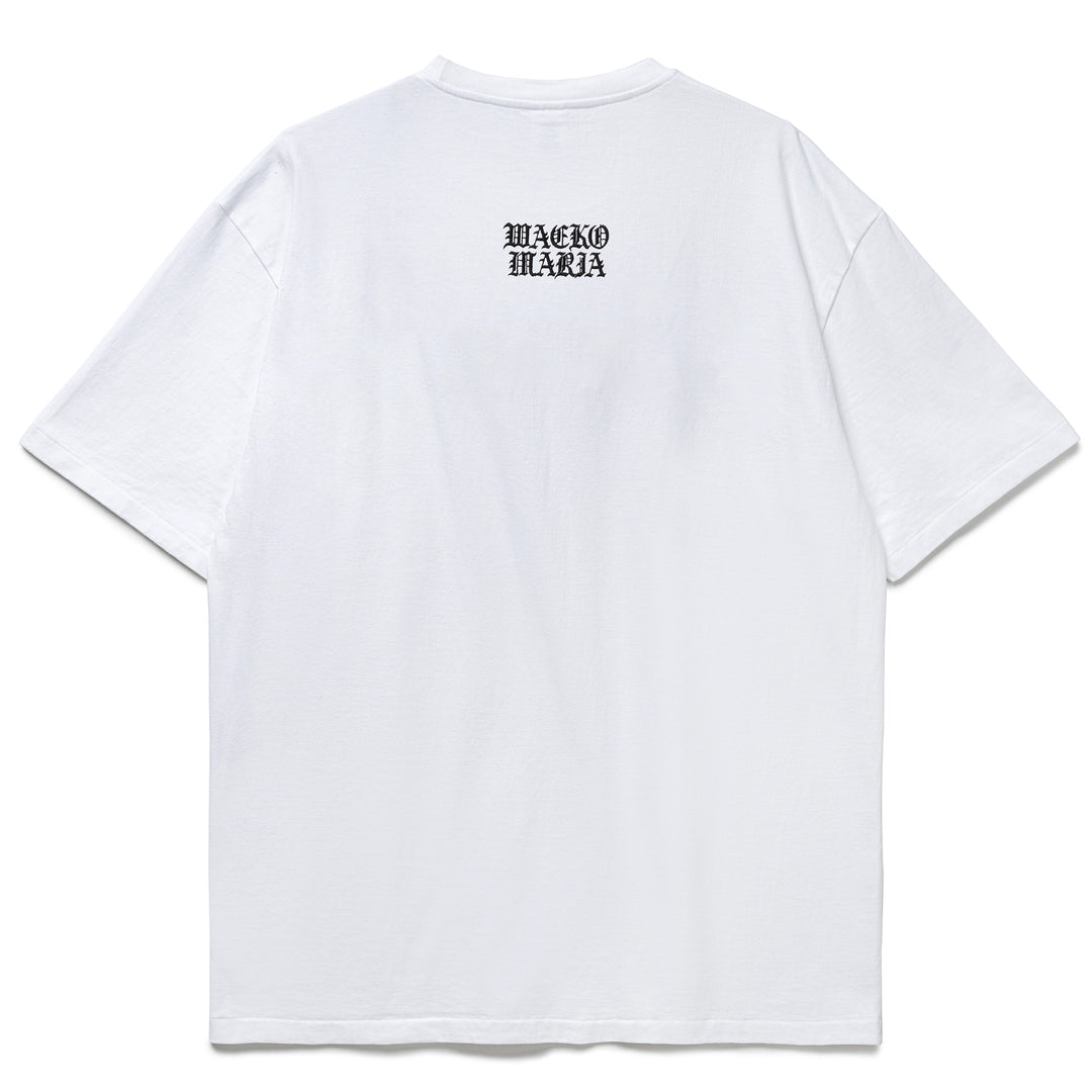Wacko Maria X Death Row Records Washed Heavy Weight Tee | White