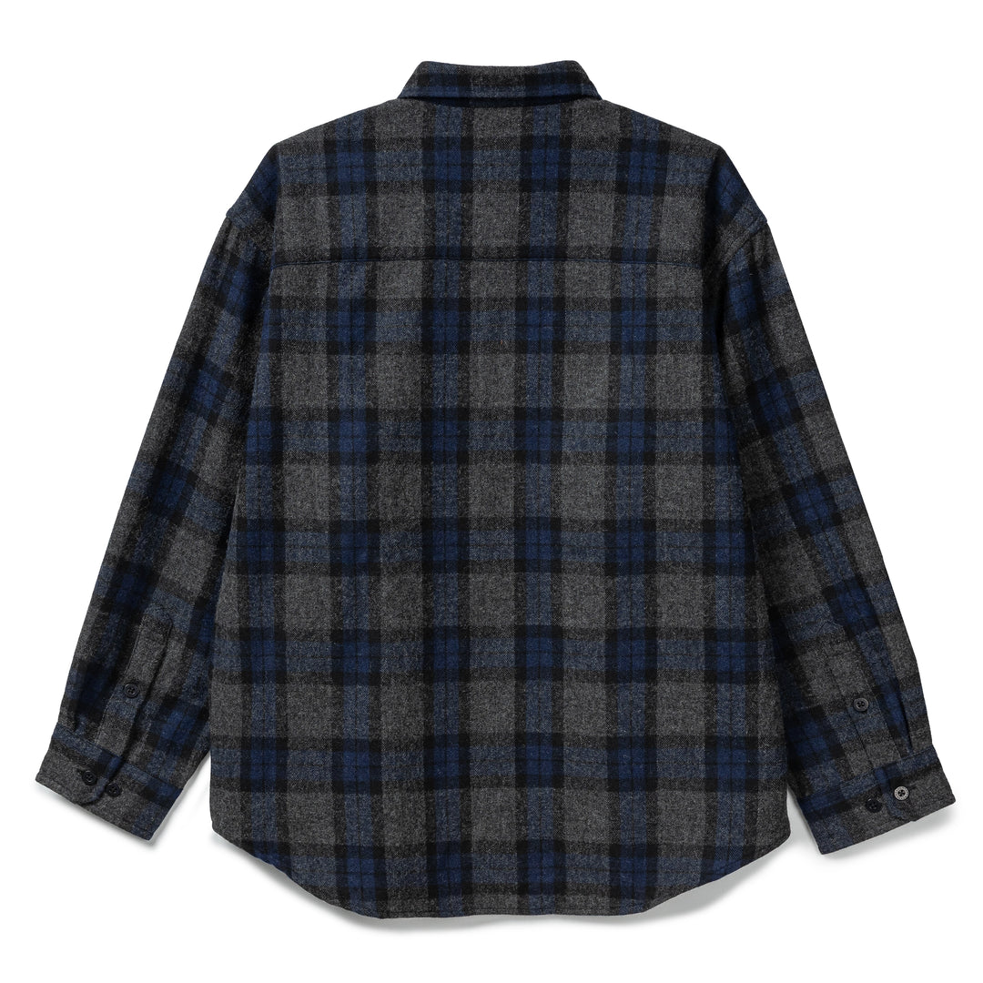 WTAPS TXT 01 / LS / Wopl. Tweed. Textile. Of | Navy