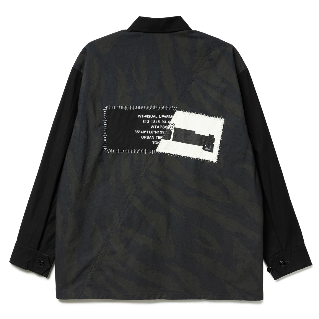 WTAPS Veiny / LS / Cotton. Twill | Black