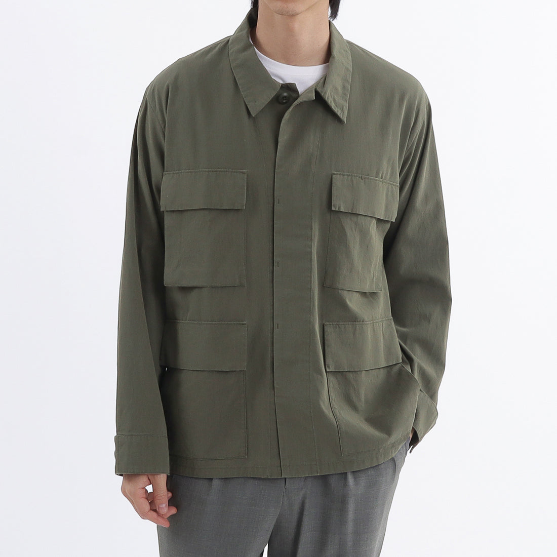 ハイツイストコットンツイル BDUジャケット オリーブ | ＋CLOTHET ONLINE