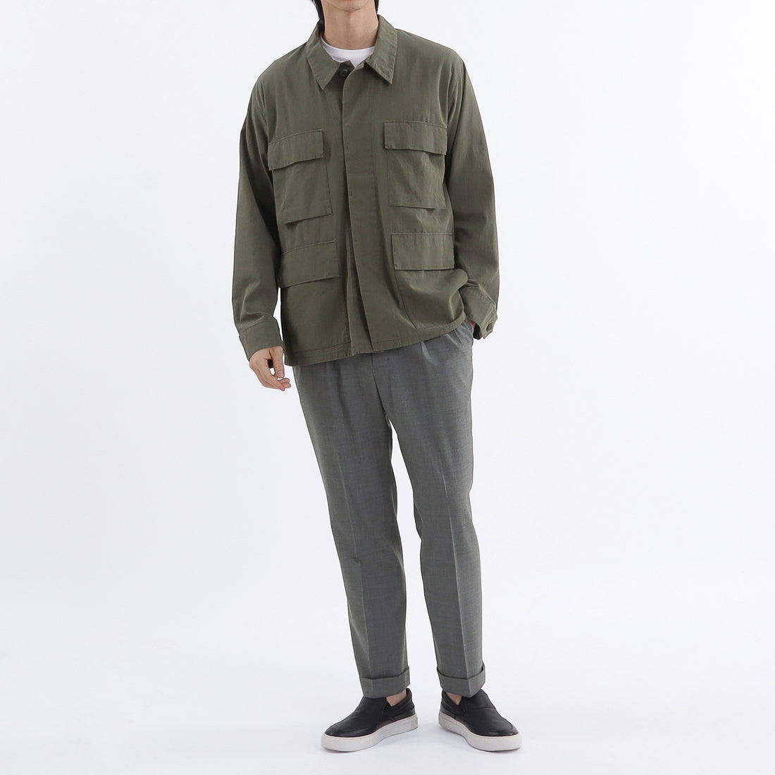 ハイツイストコットンツイル BDUジャケット オリーブ | ＋CLOTHET ONLINE