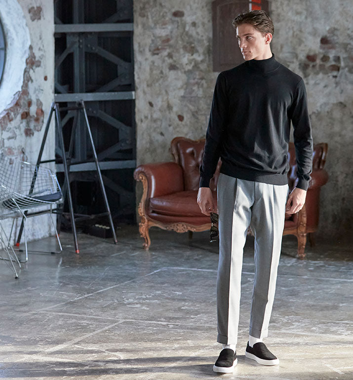 TECHWOOL® ウォッシャブルツイル イージートラウザー | ＋CLOTHET ONLINE