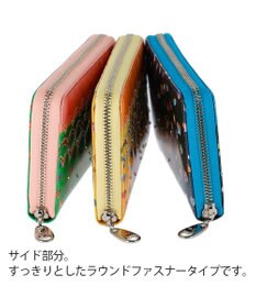 カラフルレオパード ラウンドファスナー長財布 / tsumori chisato