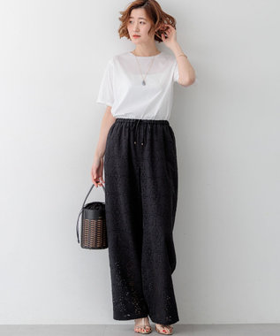 先行予約/見上愛さん着用】シアーコンフォート クルーネック Tシャツ