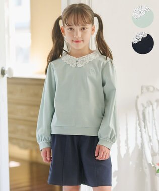 150-160㎝】レースカラー トレーナー / 組曲 KIDS | ファッション通販