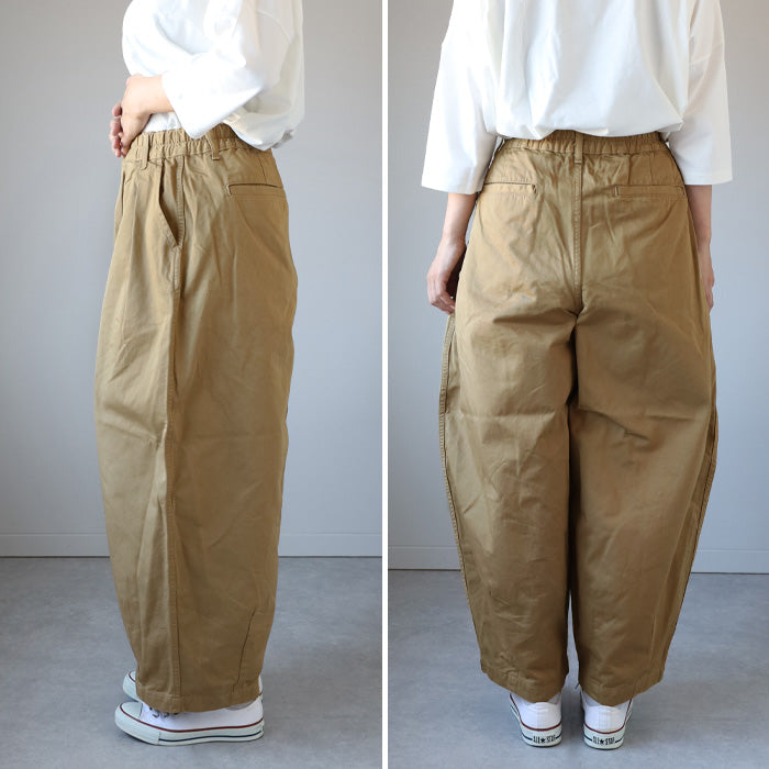HARVESTY ミリタリーグリーン ワイドパンツ サイズ0
