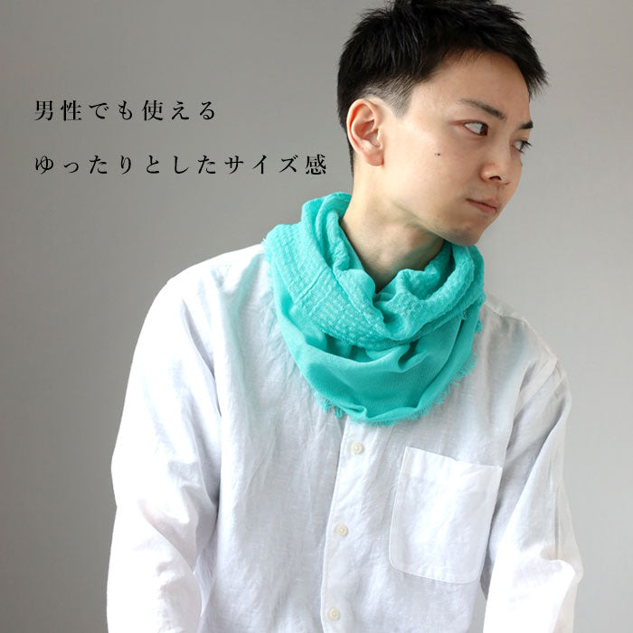 3色】kobooriza 工房織座 綿 100％ NECKABLE フレア スヌード