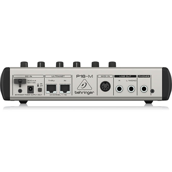 Behringer P16-M 16 Channel Digital Personal Mixer - Credible Sounds