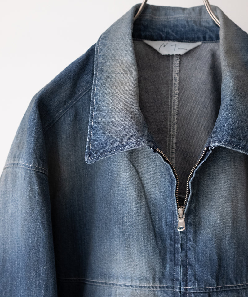 DENIM ZIPUP JACKET - ANCELLM – C THE C