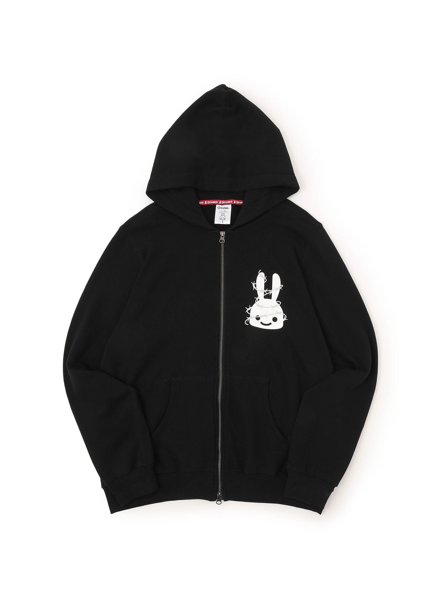 CUNE ZIP PARKA 有刺鉄線｜ウサギがいる｜CUNE ONLINE STORE