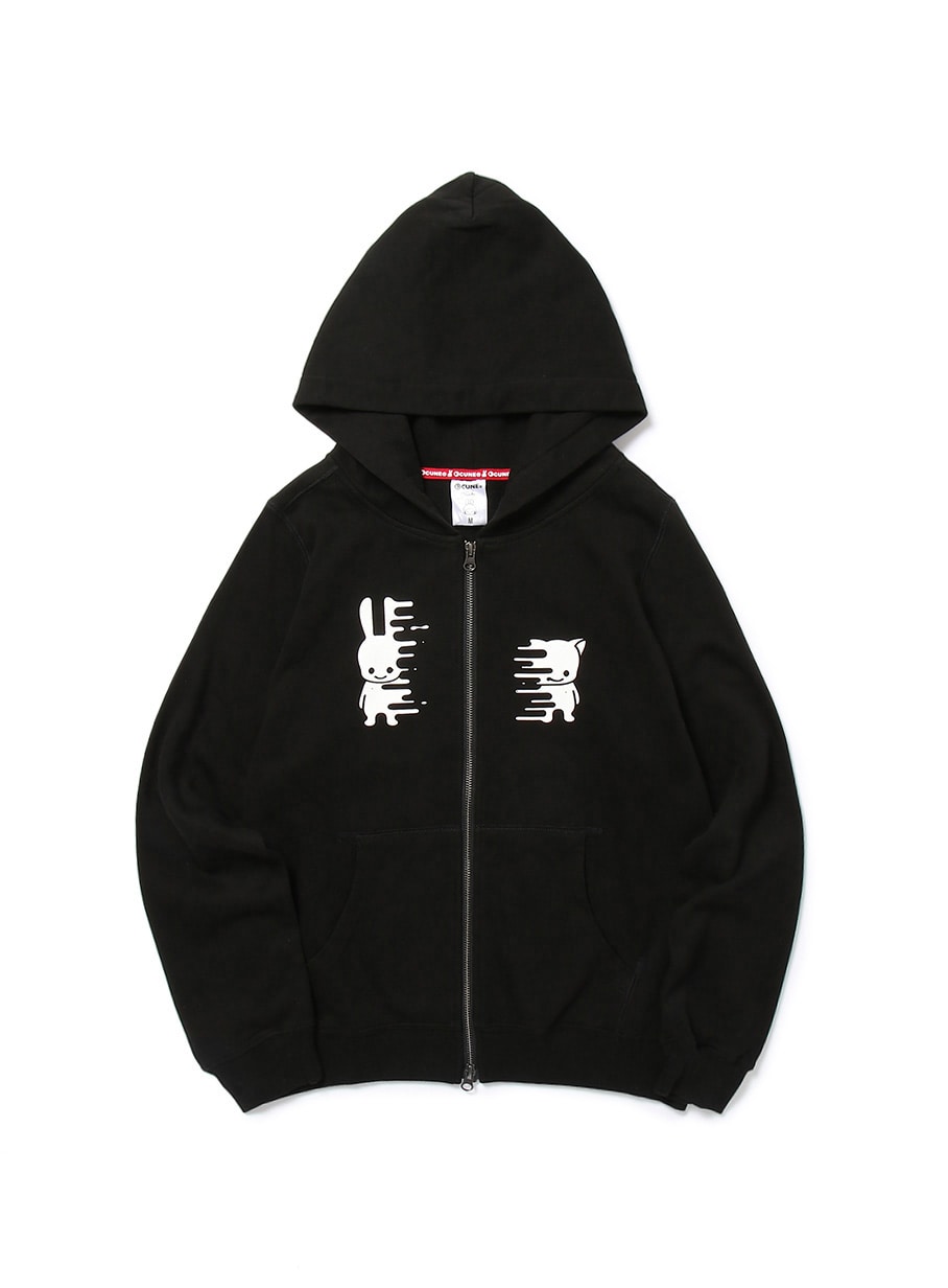 CUNE ZIP PARKA 融合｜ウサギがいる｜CUNE ONLINE STORE
