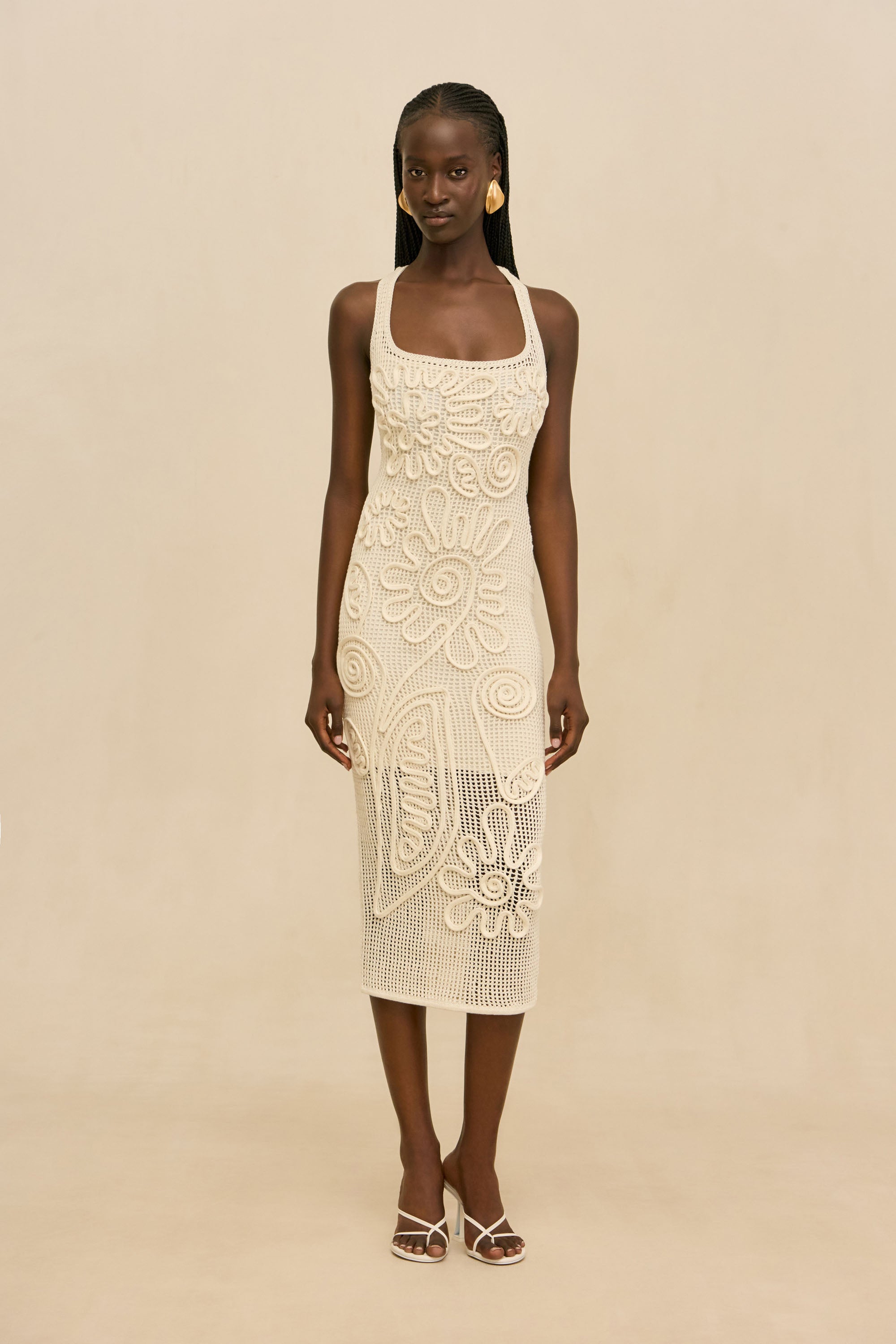 NISSA KNIT DRESS - OFF WHITE – CULT GAIA