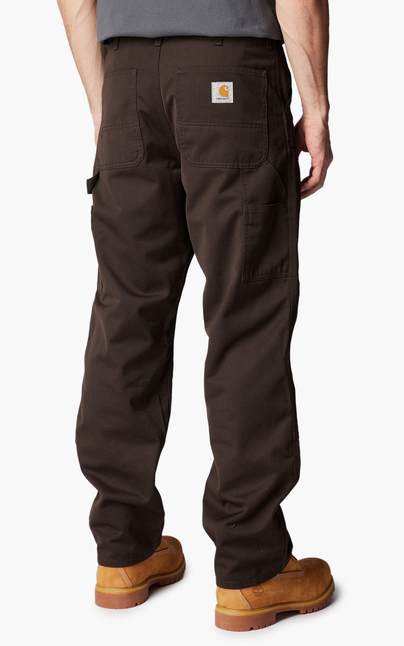 Carhartt WIP Double Knee Pant Denison Twill Tobacco Rinsed