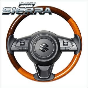 ジムニーシエラ JB74専用 REAL オールウッド ステアリング を販売中