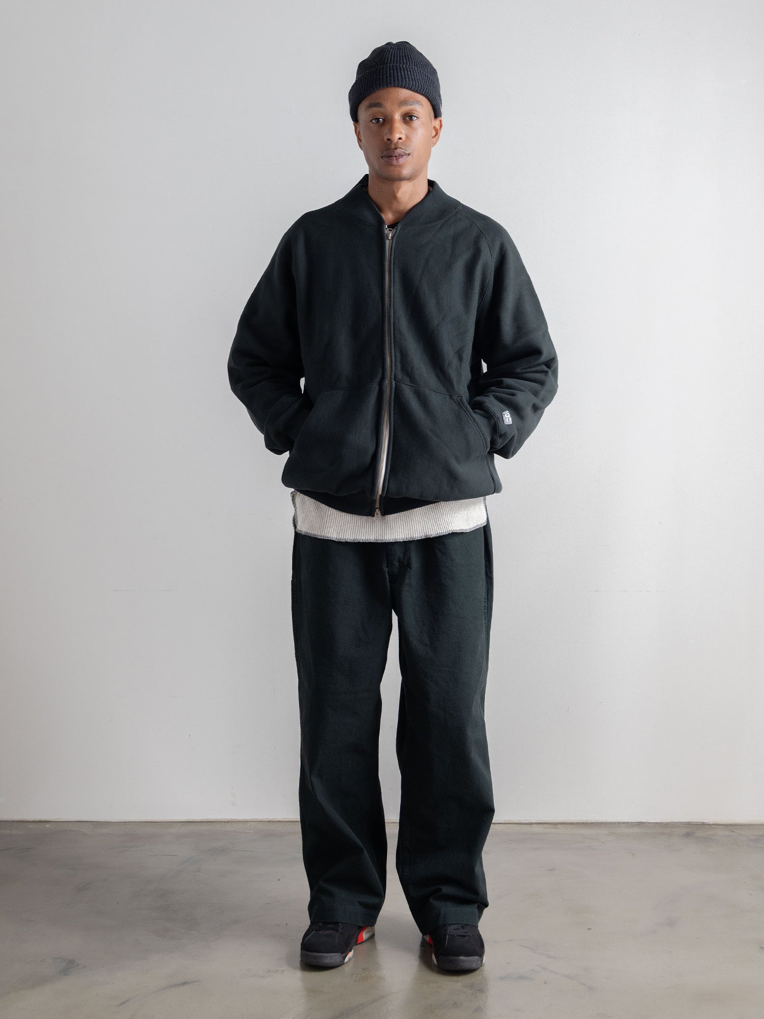 ENDS and MEANS Zip Rib Neck Sweat – CUXTON HOUSE