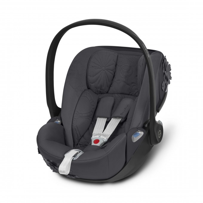 Car Seat Cybex Cloud Z i-Size • Simply Flowers Grey • Premium