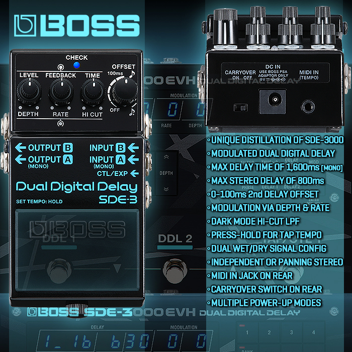 Guitar Pedal X - GPX Blog - Boss shrinks down its excellent SDE