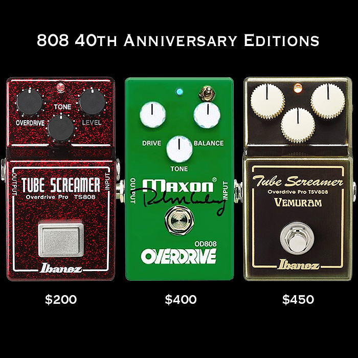 Guitar Pedal X - GPX Blog - 808 Overdrive 40th Anniversary
