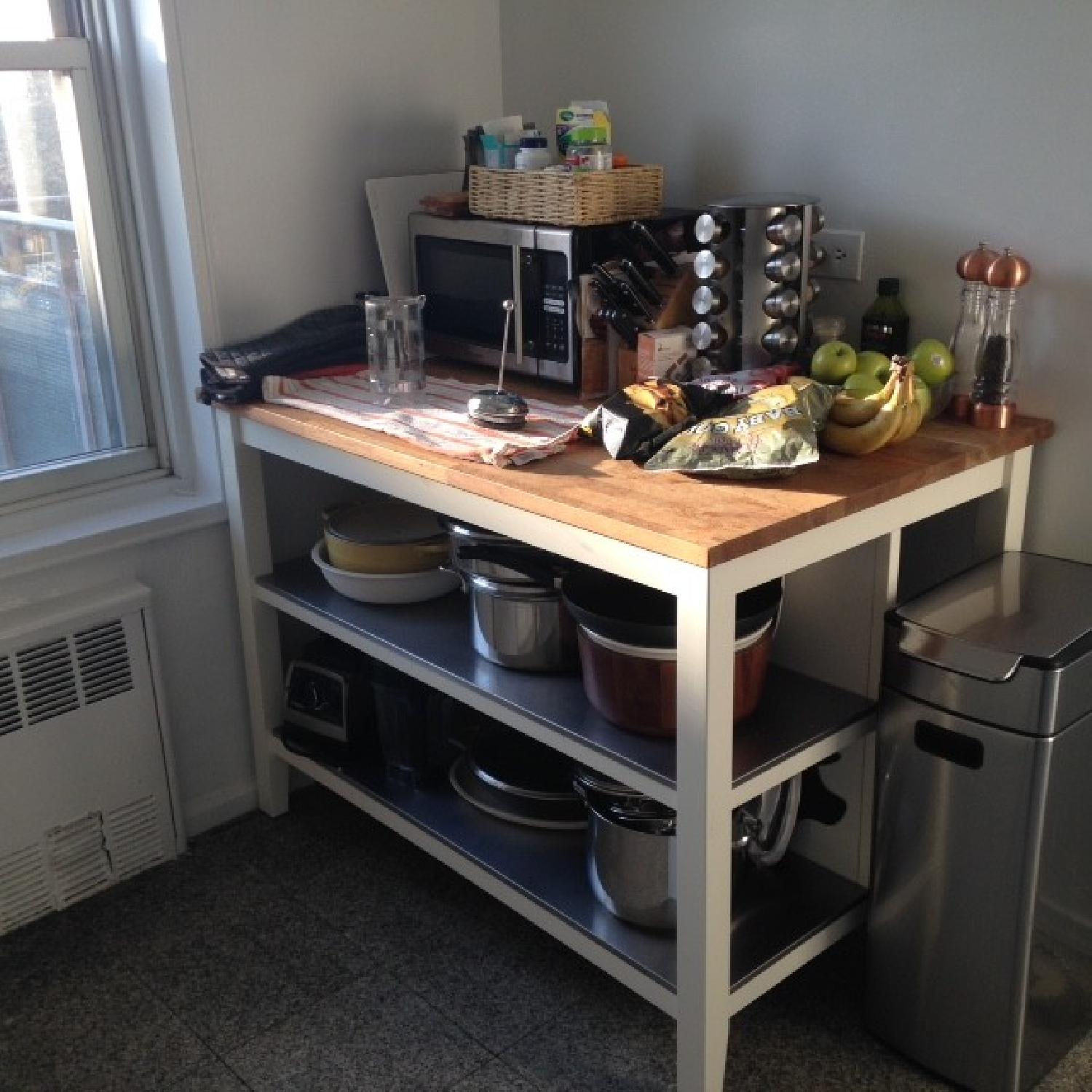 Ikea Stenstorp Kitchen Island - AptDeco
