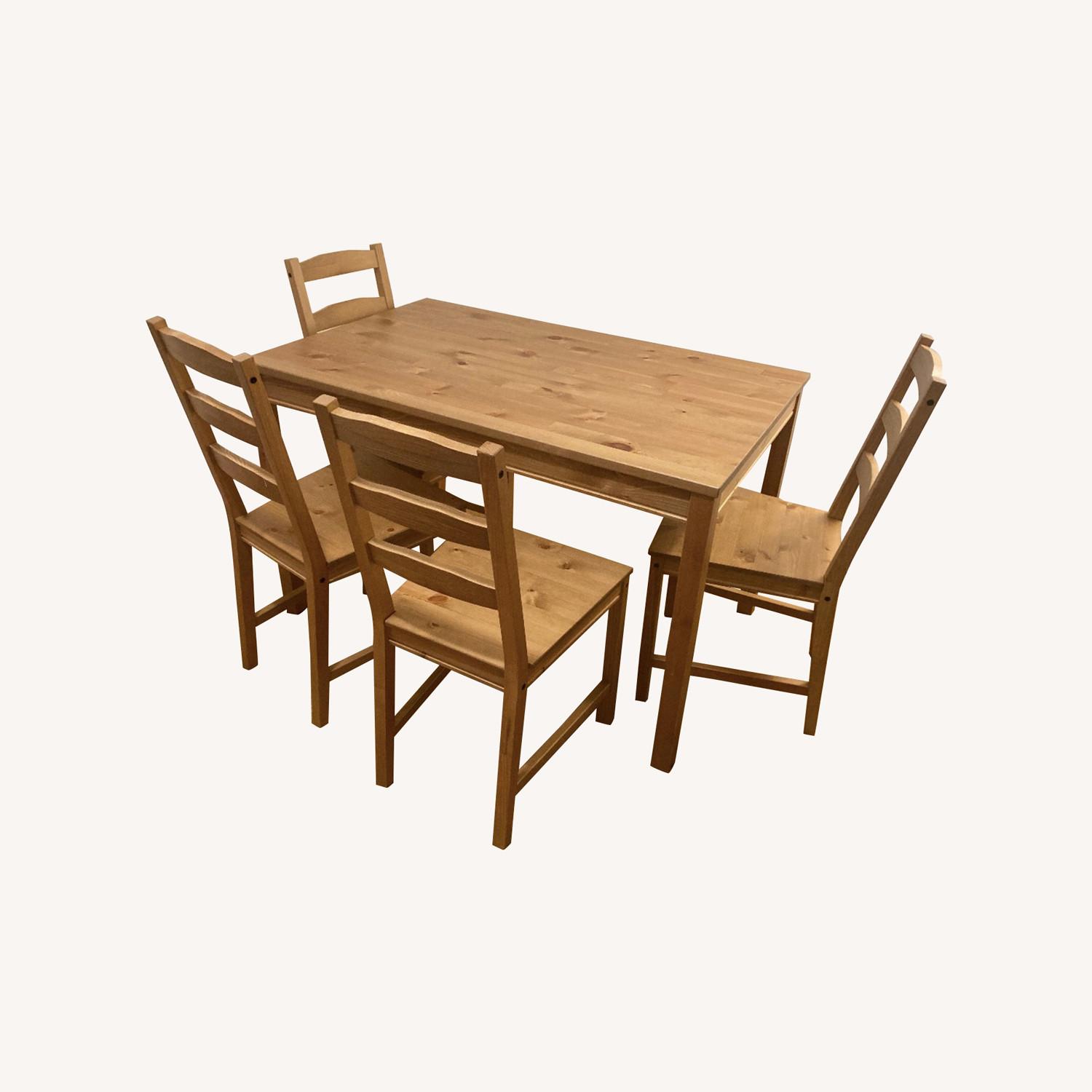 IKEA JOKKMOKK Table and 4 Chair Set - AptDeco