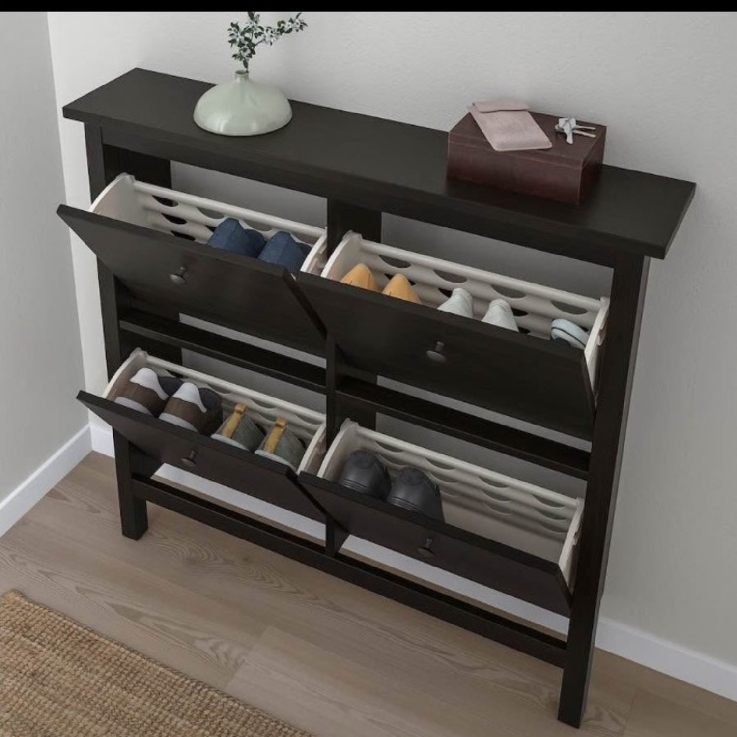 IKEA HEMNES Shoe Cabinet - AptDeco