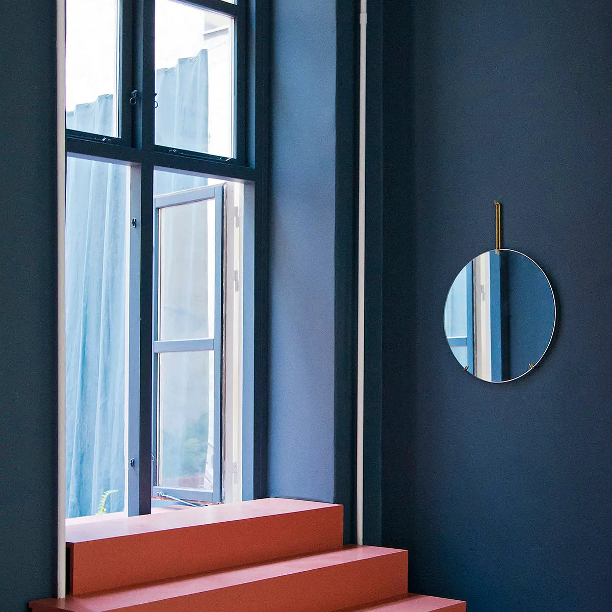 MOEBE Wall Mirror 50 Brass ムーベ ウォールミラー 50cm ブラス 壁面