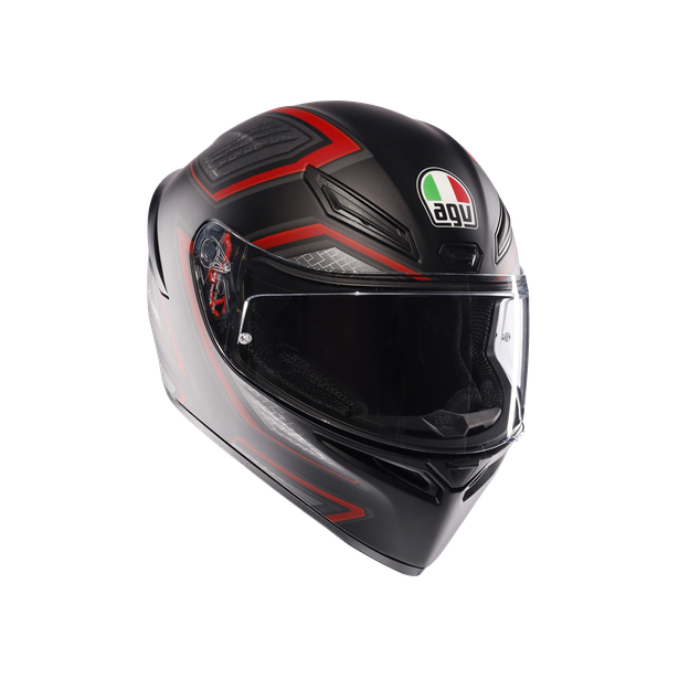 K1 S JIST Asian Fit - SLING MATT BLACK/RED | AGV ヘルメット