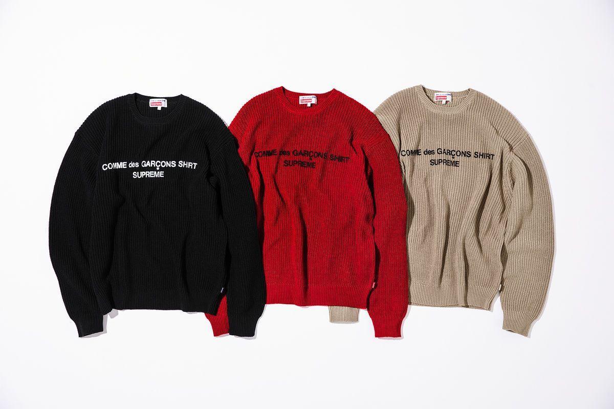 The new collaboration Supreme x COMME des GARÇONS SHIRT - nss magazine