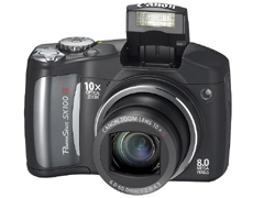 キヤノン、光学10倍ズーム搭載の新シリーズ「PowerShot SX100 IS」