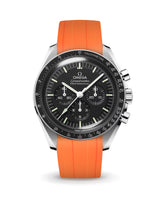 Overstock: Orange CTS Rubber Strap for Omega Speedmaster - Rubber