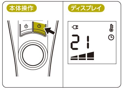 オイルヒーター】（RHJ65Lシリーズ）タイマー運転の方法 FAQ | DeLonghi