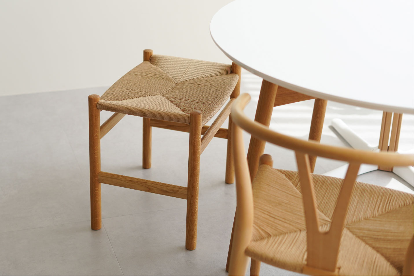 CH53 フットスツール オーク オイルフィニッシュ SH43cm CARL HANSEN