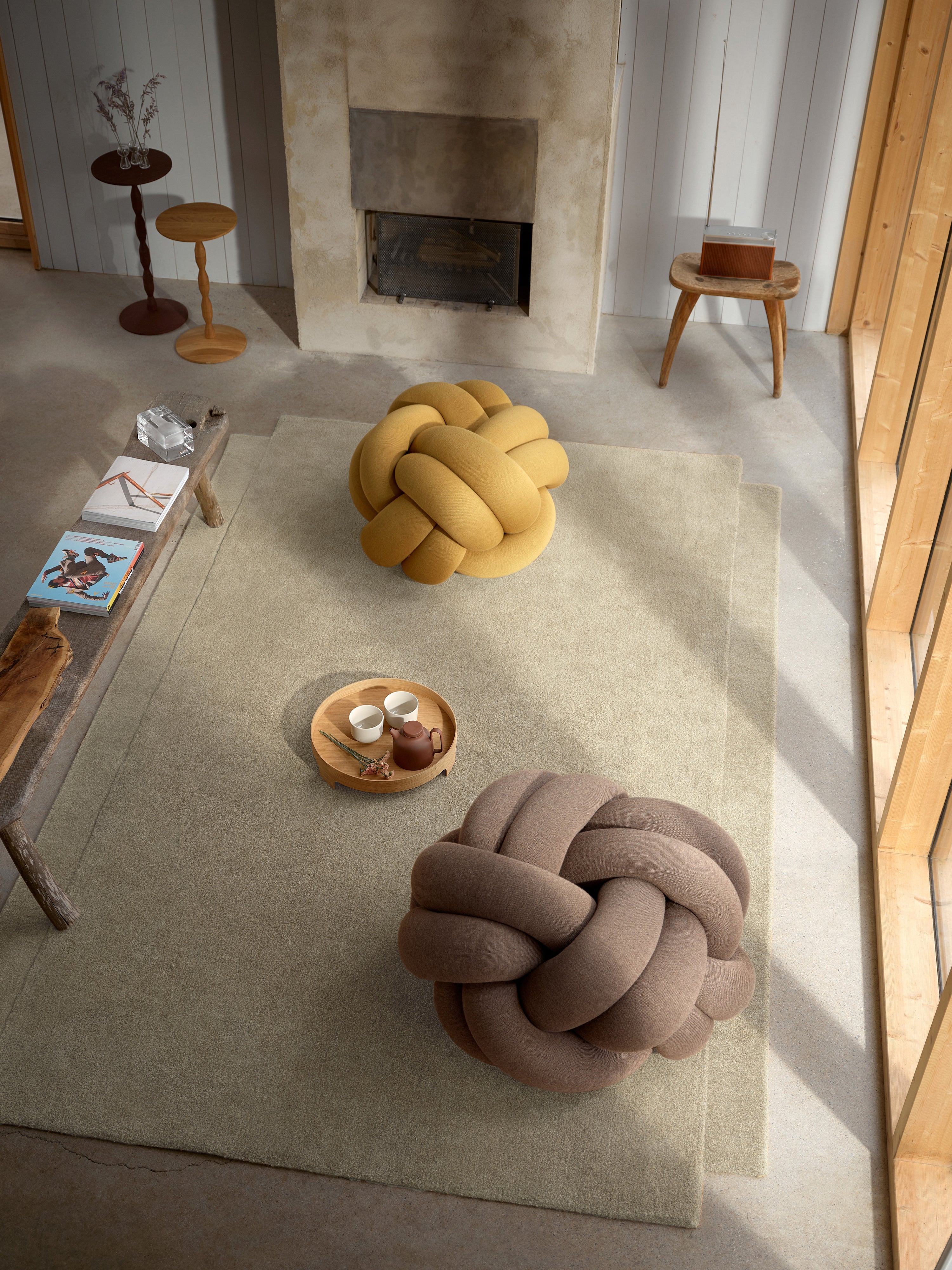 Knot Cushion Pouf – Design House Stockholm