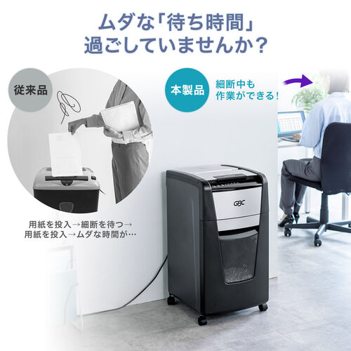 オートフィードシュレッダー 業務用 自動細断 マイクロカット 230枚