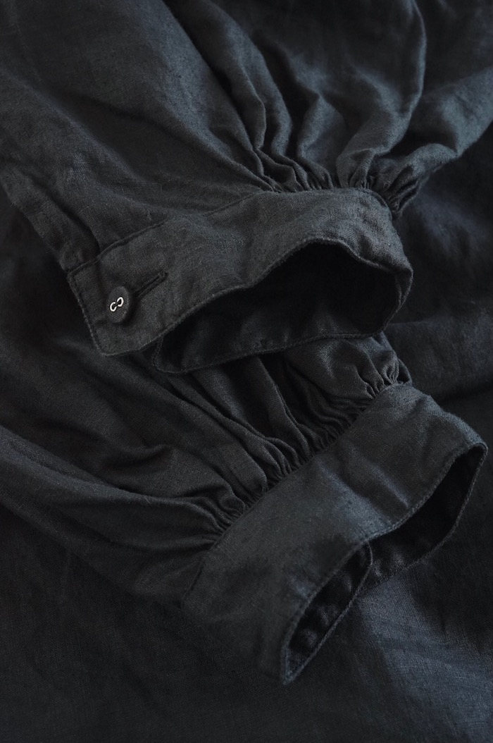 12/26 RESTOCK・限定数】majotae tunic botanical dyeing/ BLACK