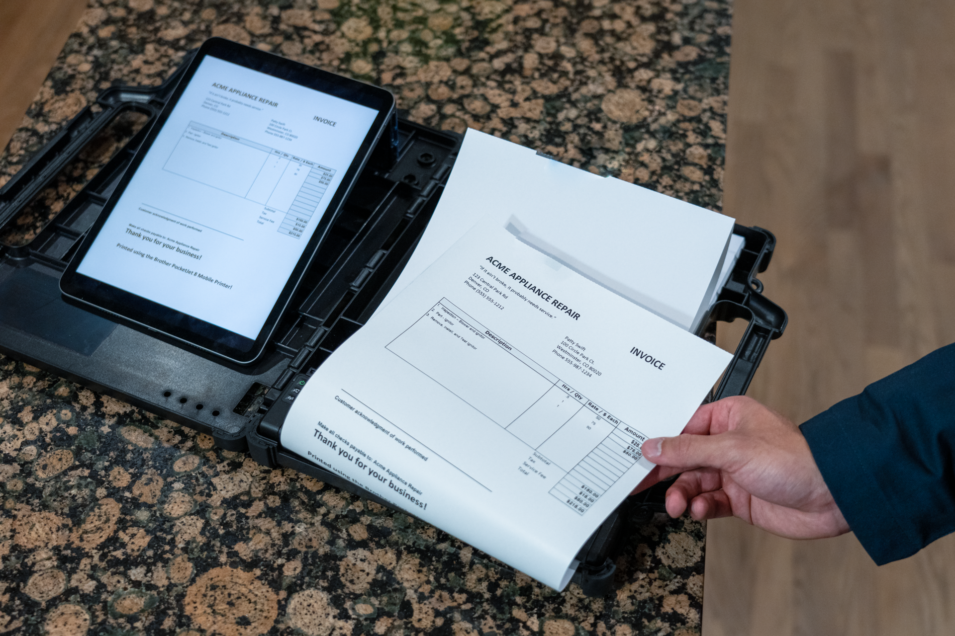 Fanfold Hard Portable Case | PocketJet Printers | Cases & Carrying