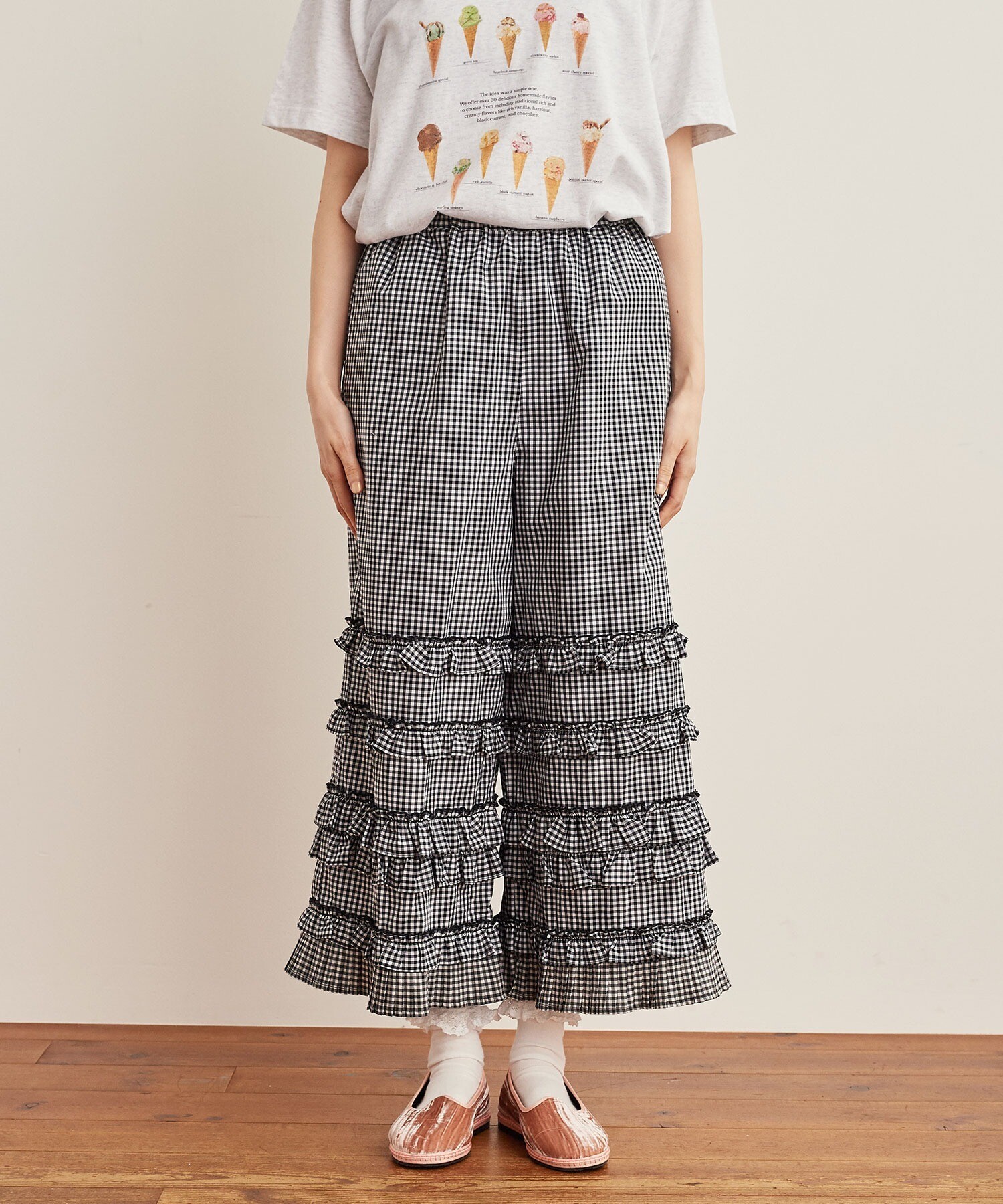 AMBIDEX Store 〇DECO gingham pants(F ギンガム): l'atelier du savon