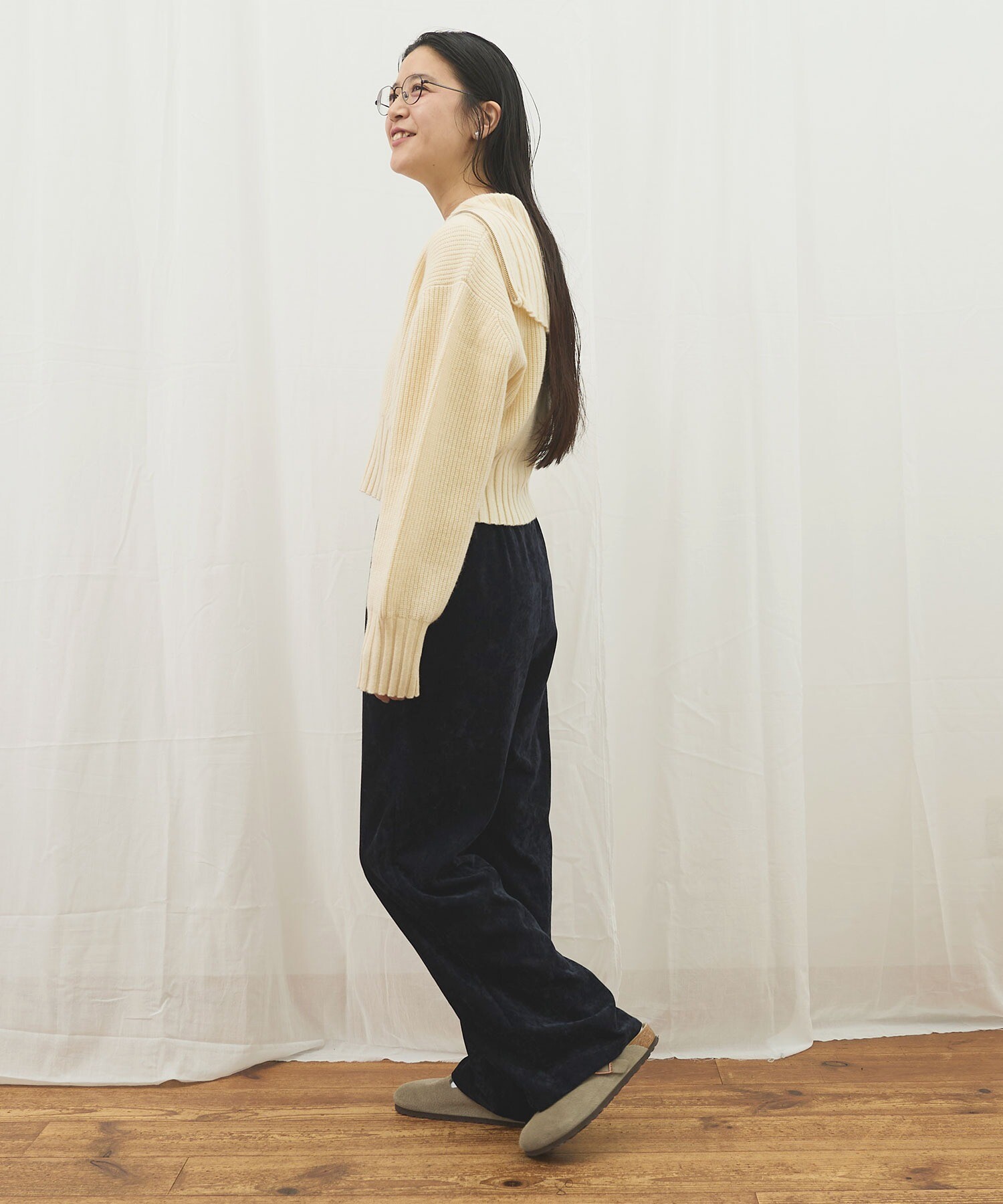 AMBIDEX Store 〇AIR WOOL zip cardigan(F コゲチャ): l'atelier du savon