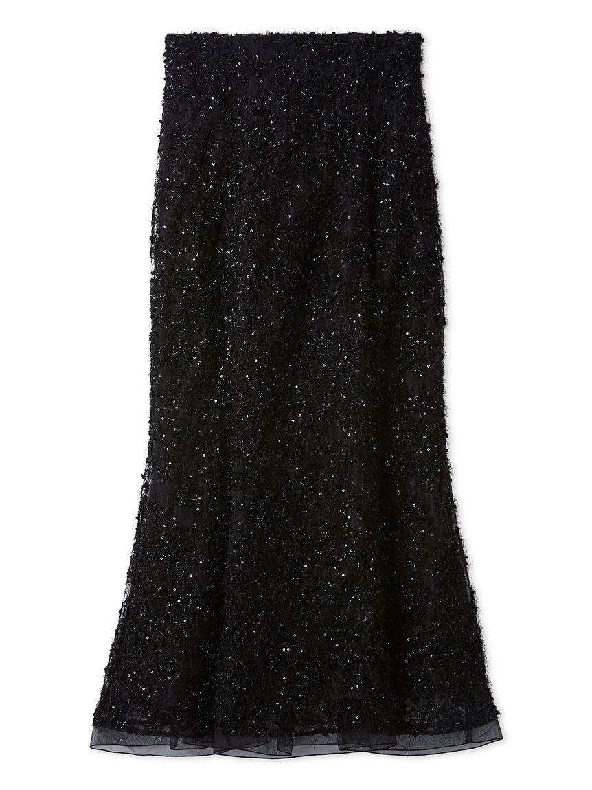 スパンコールレース刺繍スカート(SKIRT（スカート）)｜CELFORD（セル