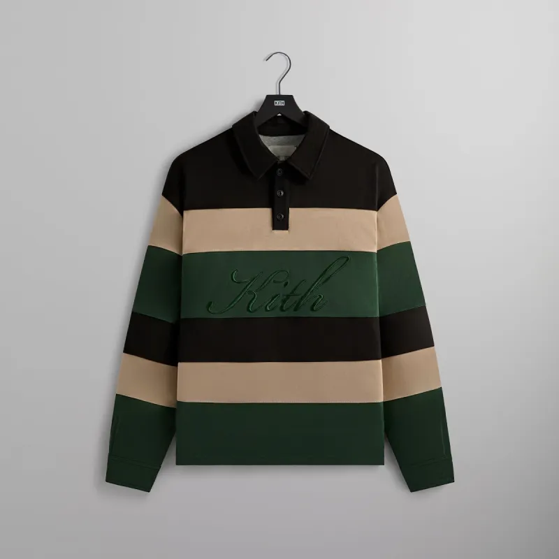 Kith Boucle Harmon Rugby Pullover Sweater - French Pink | Parallel