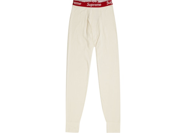 Supreme Hanes Thermal Pant Natural - StockX News