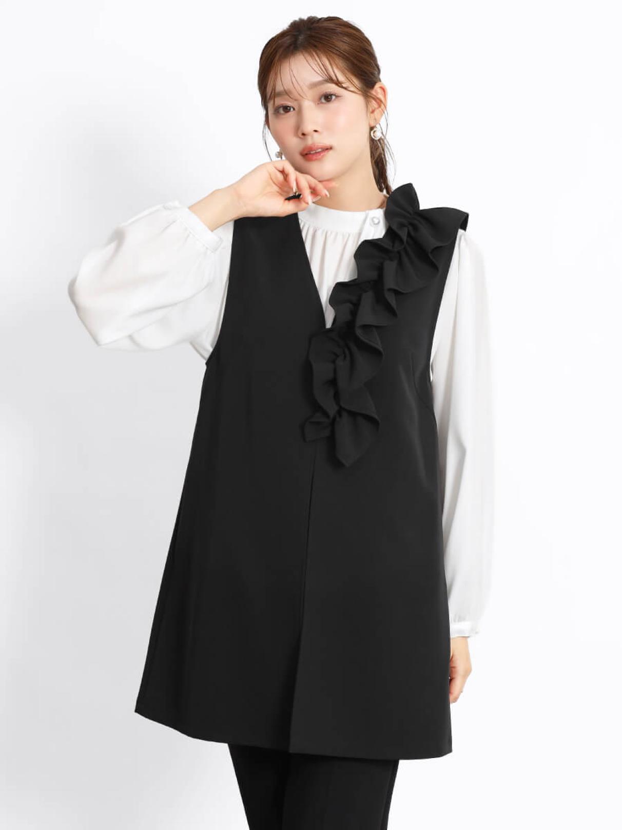 アシメラッフルフリルジレ - FENNEL - FENNEL｜YAMADAYA STORE