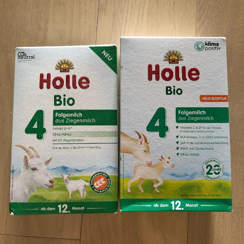 Holle Holle ホレ オーガニック 山羊 ヤギ粉ミルク Step 4 (12ヶ月