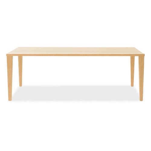 飛騨家具 shirakawa シラカワ プラッツテーブル 四角形 テーパー脚