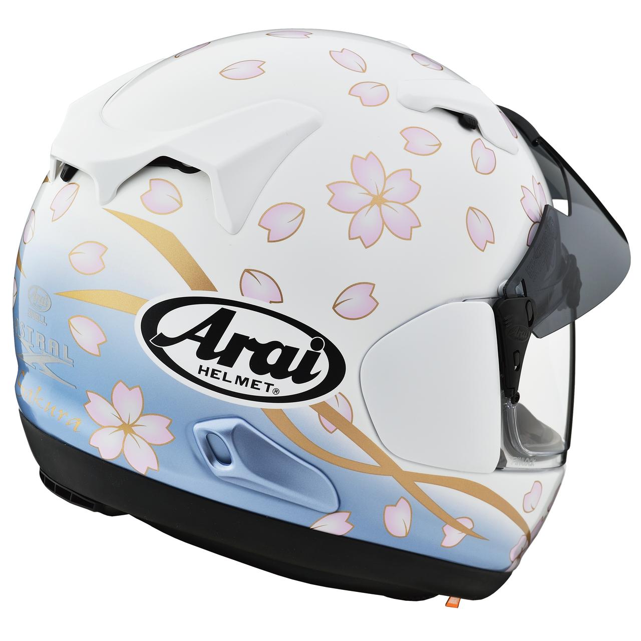 アライヘルメットASTRAL-Xに桜のデザインが登場！ - webオートバイ