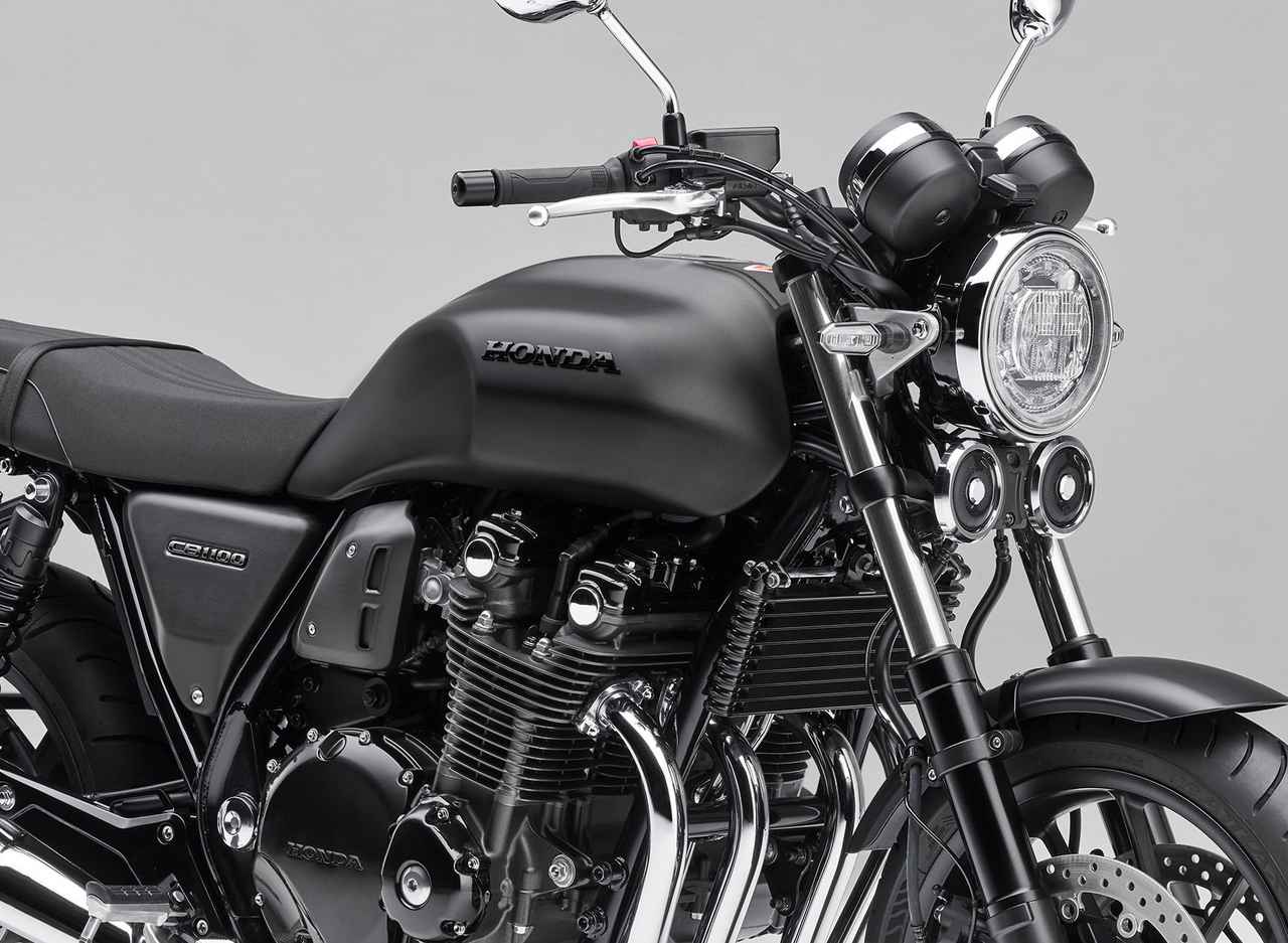 ホンダ「CB1100RS」に特別カラーのマットブラックメタリックがライン