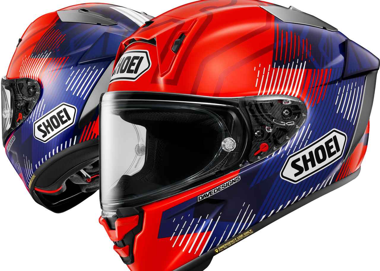 MotoGPマルク・マルケス選手の最新レプリカヘルメット、SHOEI「X