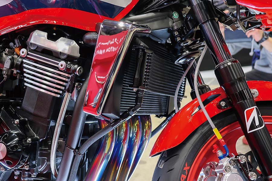 アクティブ CBX400F オイルクーラーkit ラウンド #6 9-10R cbx