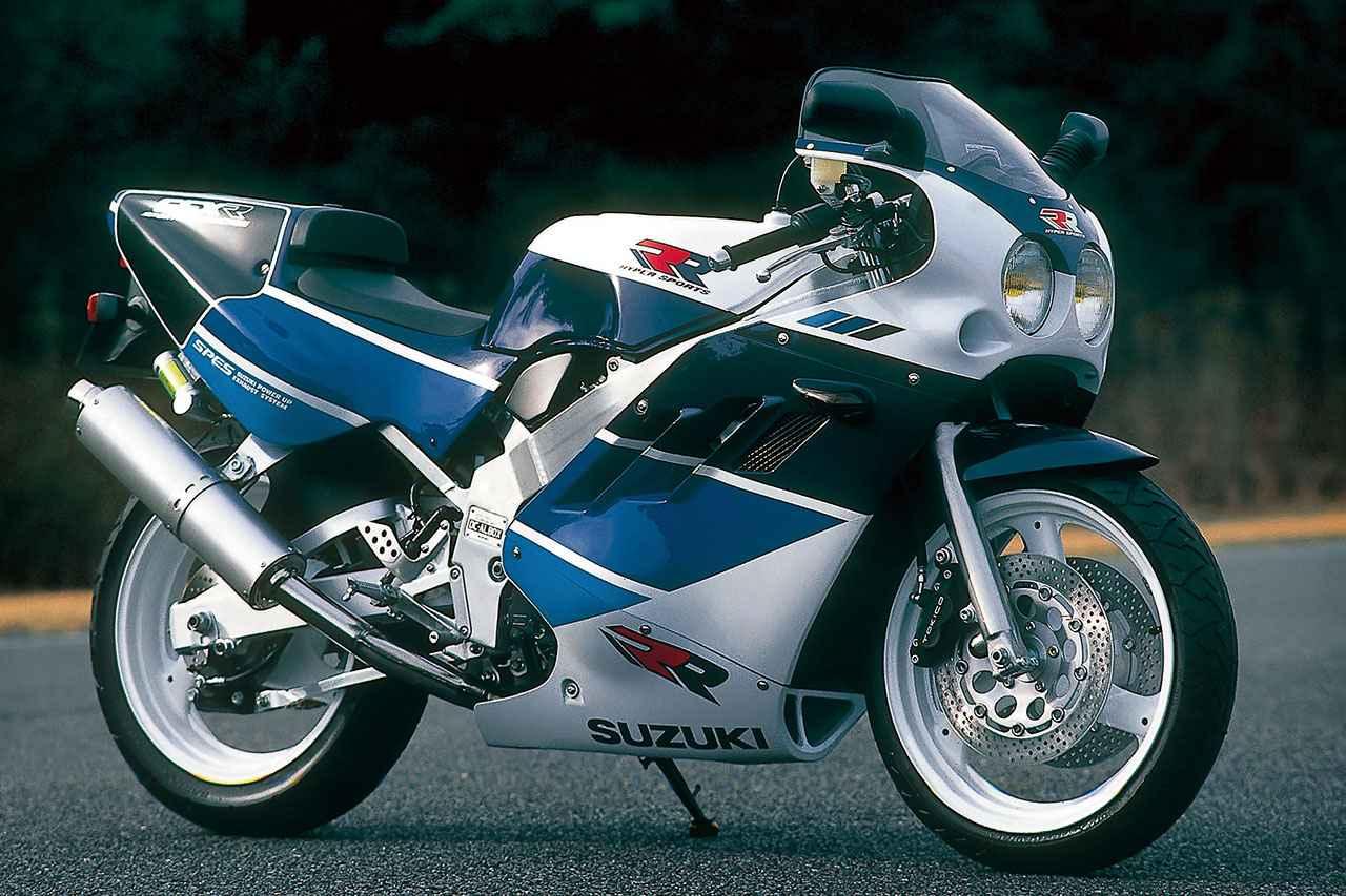 スズキ「GSX-R400R（GK73A）」（1989年）リア17インチ&ワイドタイヤ化